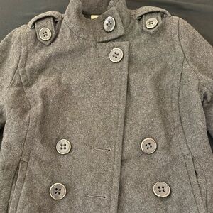 DKNY grey wool coat